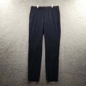 Soul of London Checked Dress Pants‎ Navy / Marine 36W